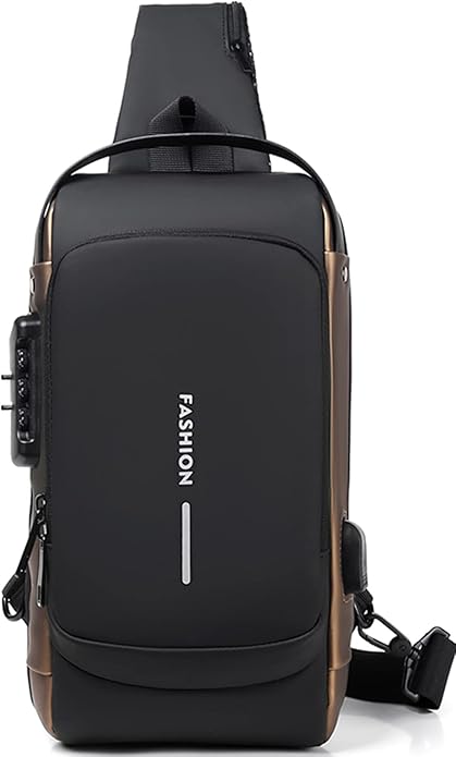 Sac à Dos à Bandoulière Antivol avec Port USB – Design Moderne & Sécurisé