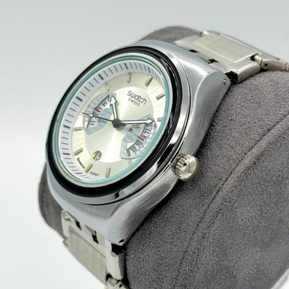 Montre Homme Swatch Irony Chrono Cadran Argent - YVS488G