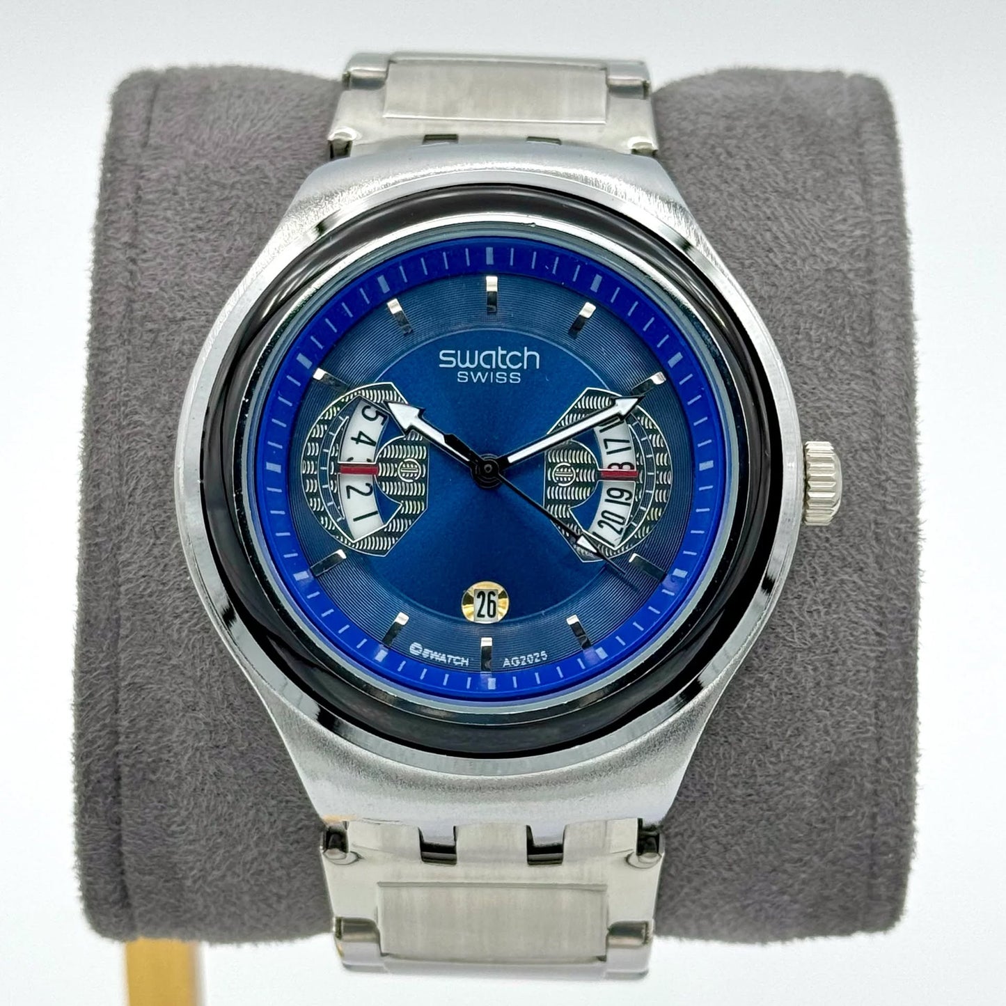 Montre Homme Swatch Irony Chrono Cadran blue  - YVS488G