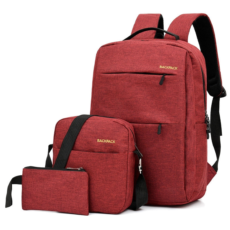 Sac à Dos Multifonction 3-en-1 – + USB Laptop Backpack Set