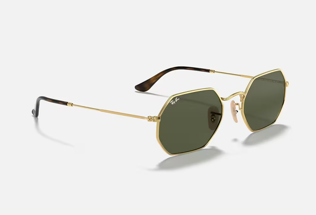 Ray-Ban Hexagonal RB3548N Or – Verres Vert Classique UV400