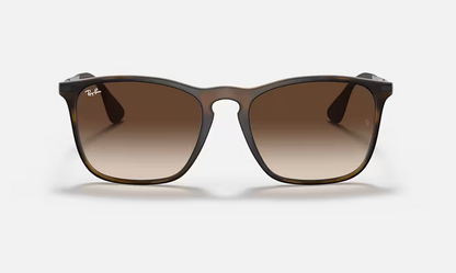 Ray-Ban Chris RB4187 Écaille – Verres Brun Dégradé UV400