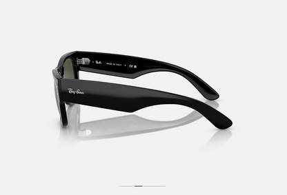 Ray-Ban RB0840S Mega Wayfarer – Monture Noire & Verres Vert G-15