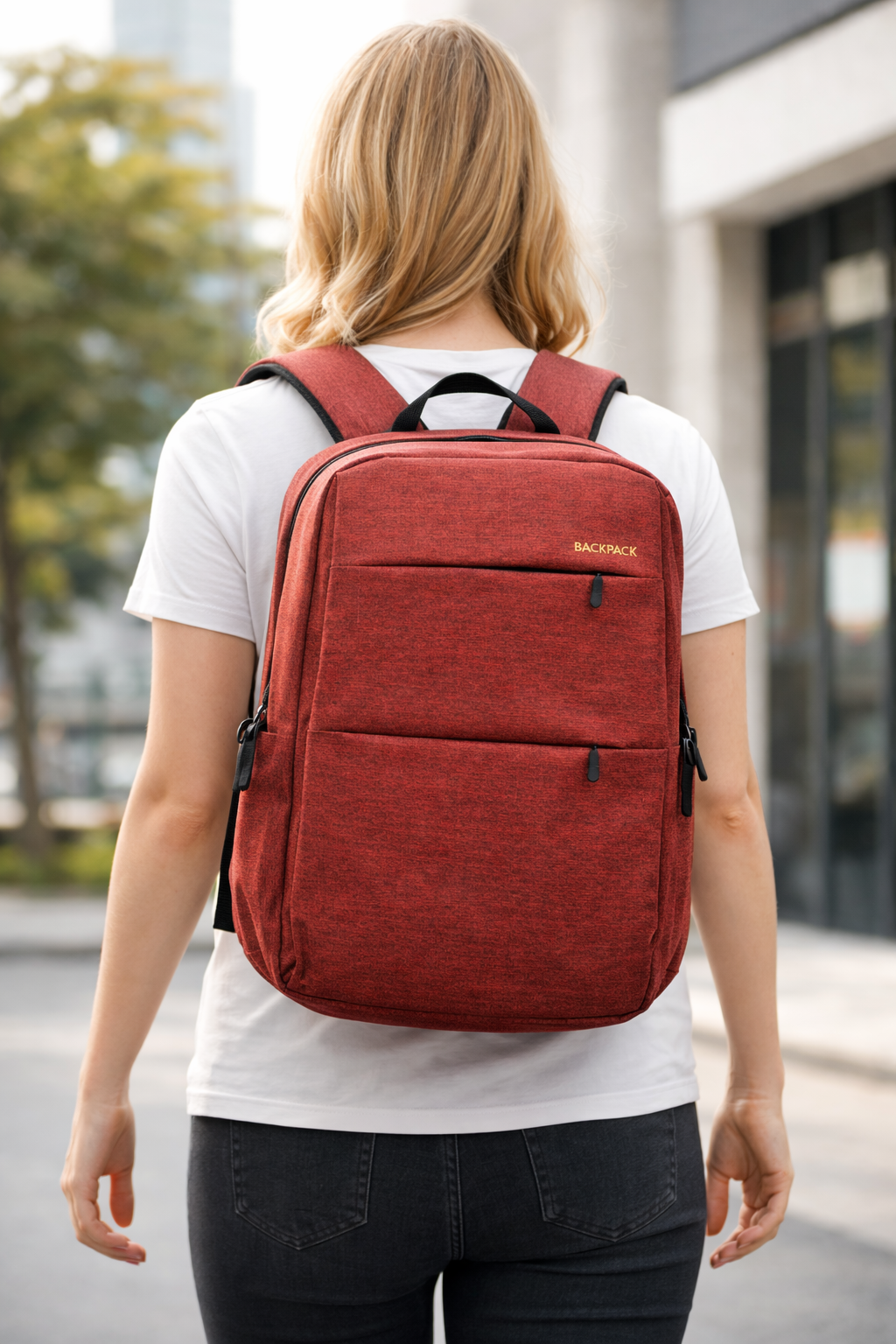 Sac à Dos Multifonction 3-en-1 – + USB Laptop Backpack Set