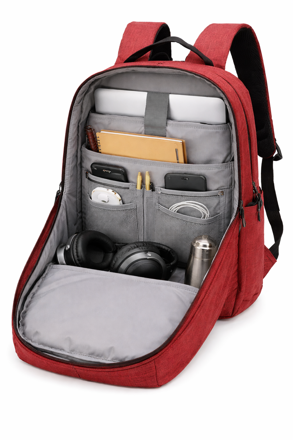 Sac à Dos Multifonction 3-en-1 – + USB Laptop Backpack Set