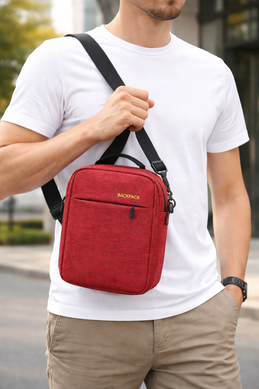 Sac à Dos Multifonction 3-en-1 – + USB Laptop Backpack Set