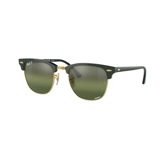 Ray-Ban Clubmaster RB3016 Or & Vert – Polarisées UV400