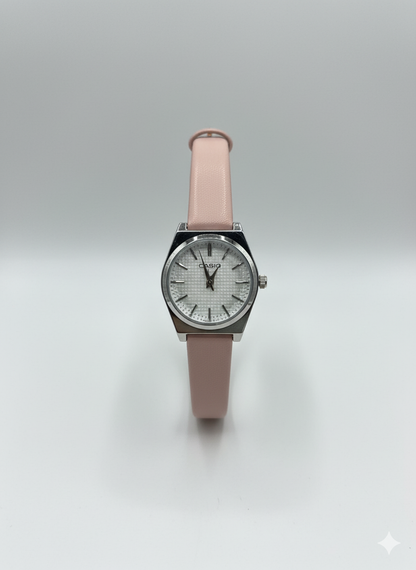 Casio Rose Élégance – Montre Femme Cuir Rose Poudré