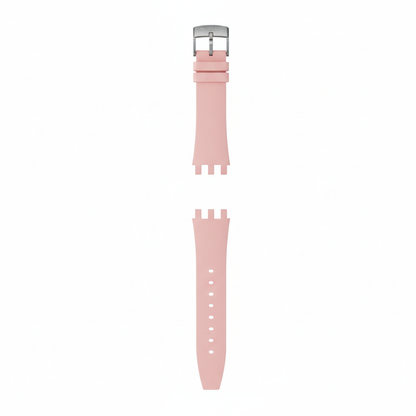 Swatch Pink Crystal Quartz – Elegant Rose Edition (Model: SR-PNK38)