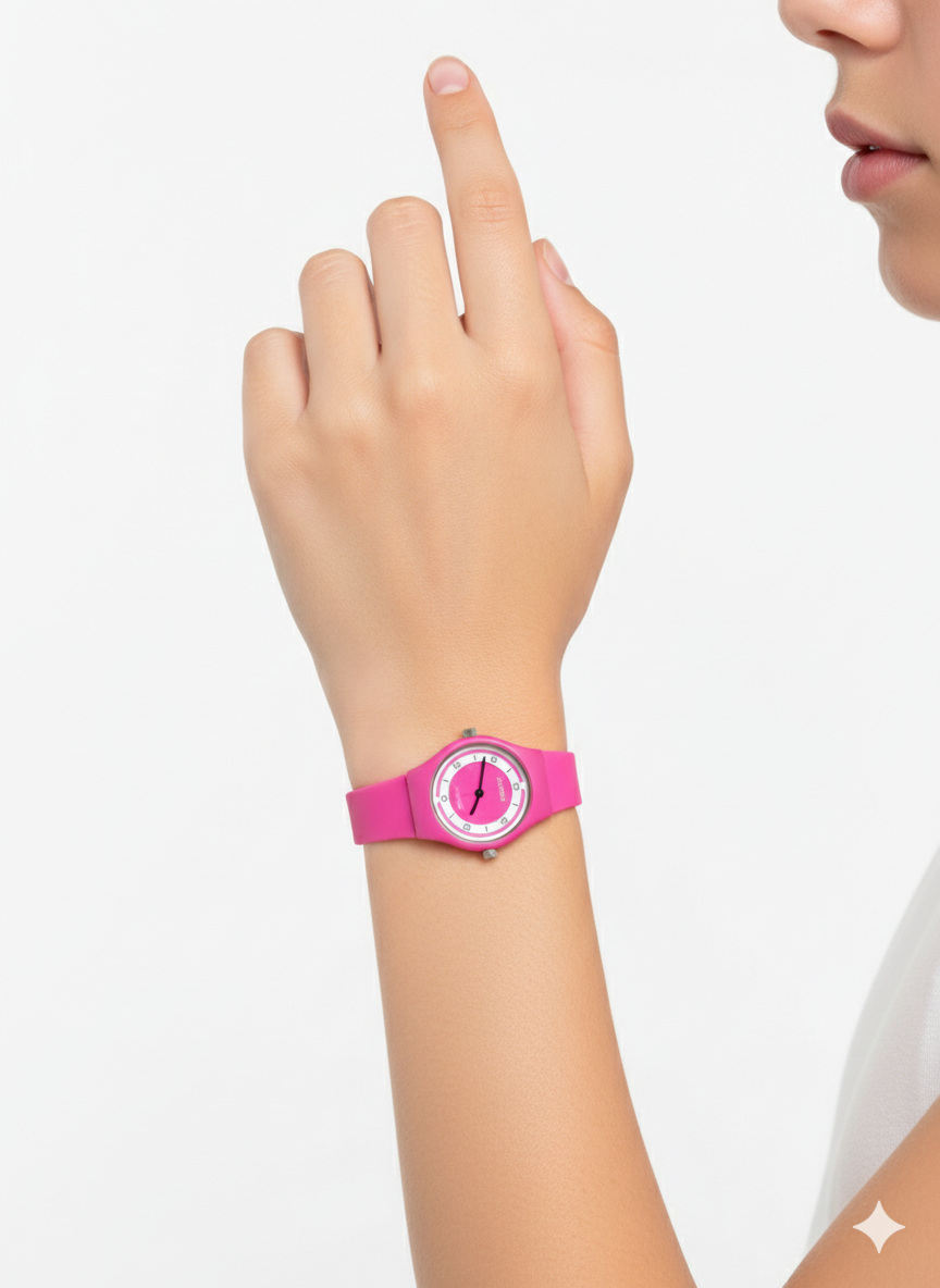 Montre Femme Swatch 3162 Sport Rose – Élégance, Confort et Style Actif