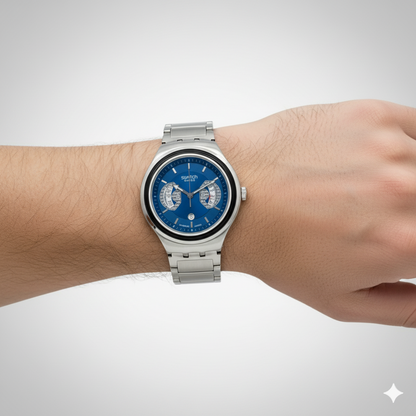 Montre Homme Swatch Irony Chrono Cadran blue  - YVS488G