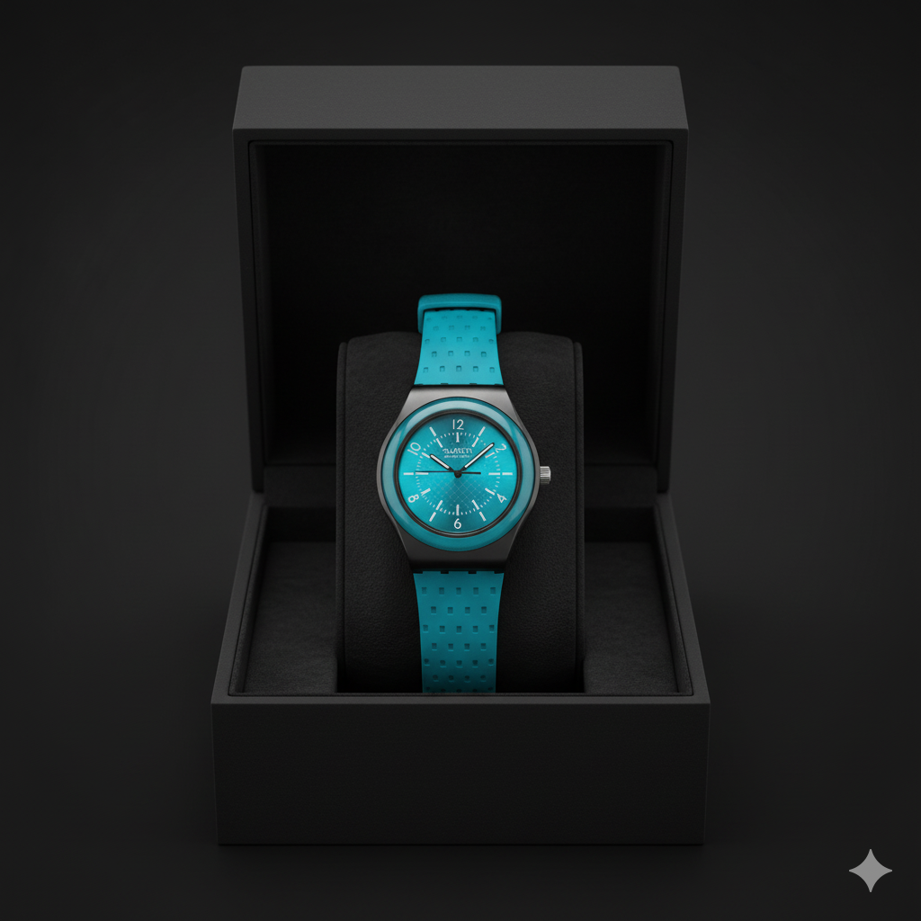 Montre Swatch Bleue Classique – Légère & Élégante pour un Style Quotidien