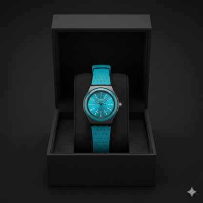 Montre Swatch Bleue Classique – Légère & Élégante pour un Style Quotidien