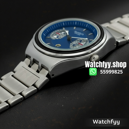 Montre Homme Swatch Irony Chrono Cadran blue  - YVS488G